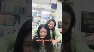 Hair keratin treatment youtubeshort hairsmootheningandkeratintreatment [upl. by Simdars669]