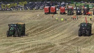 John Deere vs Valtra  Tractor Show  Tractor Drag Race 2016 [upl. by Assirt412]