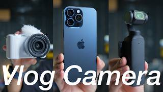 【徹底比較】最強のVlogカメラはどれ？Sony ZVE10 II vs DJI Osmo Pocket 3 vs iPhone 15 Pro Max [upl. by Sachsse908]