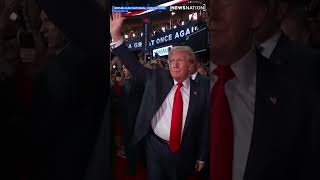 Trump makes first RNC appearance with bandaged ear [upl. by Pirri]