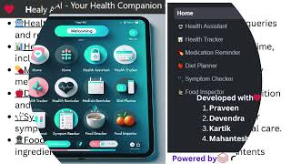 Healy AI  Your Health Companion healyaistreamlitapp [upl. by Stefa962]