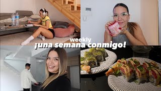 unos días en mi vida unboxing nuevo piso sushi fav  weekly 🤍 [upl. by Iolenta]