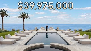 Inside a 39975000 Cliffside Estate in Malibu California [upl. by Akla678]