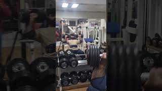 schulter drücken 1020304055kg bodybuilding fitness gym [upl. by Anelra]