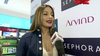 Bipasha Basu  Sephora launch  Exclusive  Interview  Kolkata [upl. by Nyrhtak]