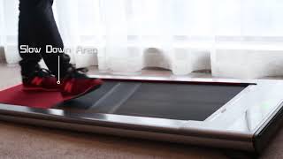 Slim Tread™ Automatic Ultra Thin Treadmill  Groovy Home [upl. by Brooks]