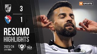 Resumo Vitória SC 31 Gil Vicente Taça de Portugal 2324 [upl. by Atiuqnahs]