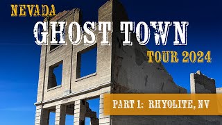 NEVADA GHOST TOWN TOUR 2024  Part One Rhyolite NV Goldwell Museum Southern Nevada Ghost Town Tour [upl. by Ahsoik]