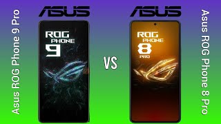 Asus ROG Phone 9 Pro vs Asus ROG Phone 8 Pro  Ultimate Gaming Phone Comparison [upl. by Lamarre140]