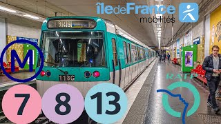 RATPLes MF77 du Métro Parisien 🚇 ratp metroparisien [upl. by Fidelia]