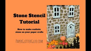 Stone Stencil Tutorial [upl. by Wiseman]