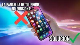 📱👆Soluciones para la PANTALLA de tu iPhone NO RESPONDE  iPhone X111213 😄 [upl. by Solana]