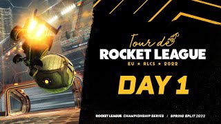 Tour de Rocket League  EU RLCS  Day 1 [upl. by Latnahc]