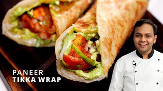 Paneer Tikka Wrap  Work From Home Recipes  Easy Paneer Rolls  CookingShooking [upl. by Enomad]