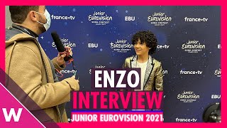 Enzo  quotTic Tacquot France Junior Eurovision 2021 Paris [upl. by Rednasyl699]