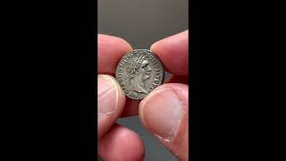 Domitian RIC 764 Date 9394 AD Silver Denarius Rome Minerva IMP XXII COS XVI CENS P P P [upl. by Gabi742]