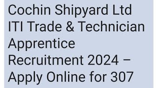 SHIPYARD JOBS VACANCY [upl. by Ecerahc]