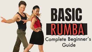 Basic Rumba TOP TEN STEPS amp ROUTINE [upl. by Ainerol535]