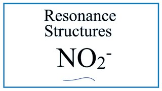 Resonance Structures for NO2 Nitrite ion [upl. by Sibley673]