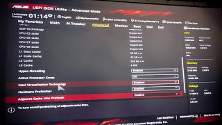 How to enable virtualization on Asus UEFI bios [upl. by Saunders]