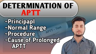 lecture 38How to Determine Activated Partial Thromboplastin TimeAPTTStepbyStep Lab Procedure [upl. by Latihs]