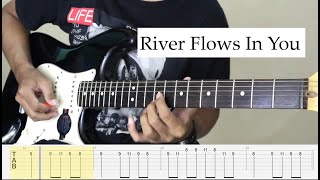 River Flows In you  Yiruma  Guitar Cover  TAB [upl. by Sugihara]