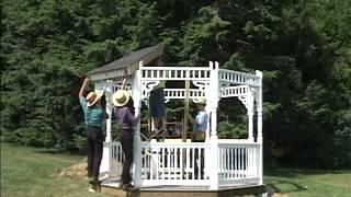 Custom Gazebo Construction  Amish Country Gazebos [upl. by Negaet]