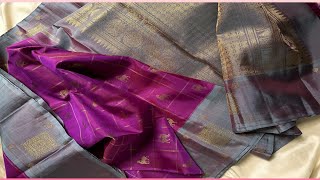 141024  Pure Kanchi Pattu 4g Zari Saree JAnushaLatestFashions  9493093905 [upl. by Assina]