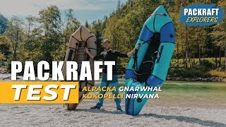 PACKRAFT TEST Selfbailer  Gnarwhal  Nirvana  2019 [upl. by Murage]