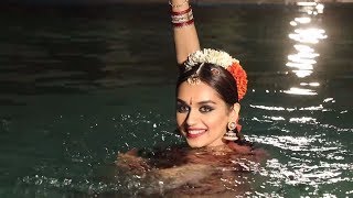 Manushi Chhillars Official Shoot for Miss World 2017 Behind The Scenes [upl. by Nylkoorb]