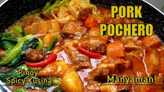 How to Cook Pork Pochero  Tasty Pucherong Baboy Recipe [upl. by Ytsrik775]