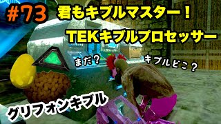 【ARKモバイル】73TEKキブルプロセッサー高レベルグリフォン [upl. by Annaiv222]