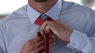 How to Tie a Tie The Double Knot Tie [upl. by Aubrie757]