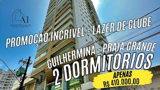 ❌VENDIDO❌ Praia da Guilhermina  Praia GrandeSP  Tour em apartamento na promoção 🌊🏡 [upl. by Frodin]