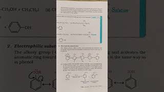 ALCOHOL  PHENOL  ETHER VIDEO 51 chemestry shortsvideo shorts [upl. by Notnats]