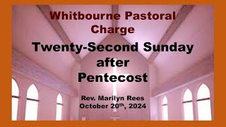 Whitbourne PC worship for Oct 20 2024 [upl. by Naida86]