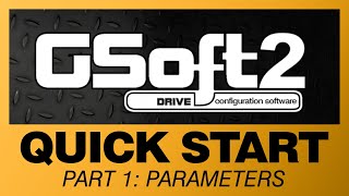 GS20X GSOFT2 Quick Start Part 1 Parameter Configuration at AutomationDirect [upl. by Kopp]