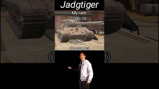 Rating the JgPz E100 line  WoT Blitz shortvideo blitz tankgame tanks wot shorts blitzgame [upl. by Dunson994]