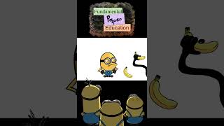 Mini Crewmate Kills Fundanental Paper Education  Banana  Among Us amongusanimationmeme [upl. by Hiro924]