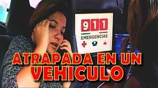 EMERGENCIA 911 Mujer encerrada en su propio automovil [upl. by Hsina203]