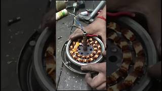 Ceiling fan coil bearing change shots electricial repair technicalbipul01 [upl. by Dubenko684]