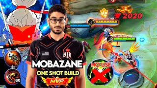 MOBAZANE THANK YOU FOR M3 CORE SABER ONE SHOT FULL HP DELETE  SABER BEST ONE SHOT BUILD [upl. by Mik]