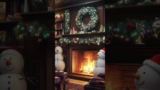 Christmas Music From Another Room  Relaxing Christmas Ambience with Muffled Christmas Jazz Music [upl. by Gelasius]