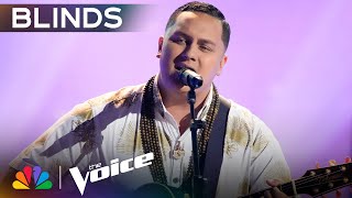 Kamalei Kawaa Shines a Light on His Heritage Singing quotRedemption Songquot  The Voice Blind Auditions [upl. by Mcleroy]