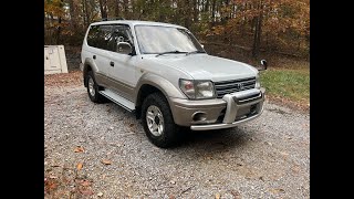 TechMotorsPostalCarscom 1999 Toyota Land Cruiser Prado 109K Miles Factory RHD Right Hand Drive USA [upl. by Desi709]