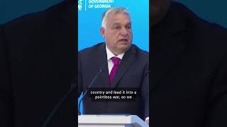 Hungarian PM Orbán commends Georgia for avoiding second Ukraine scenario [upl. by Panayiotis661]