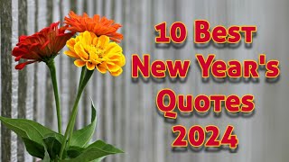 10 Best New Years Quotes 2024  new year quotes  best wishes new year  Quotes for new year [upl. by Safko628]