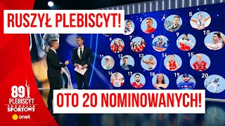 Oni powalczą o tytuł Sportowca Roku Oto nominowani [upl. by Enilegnave]