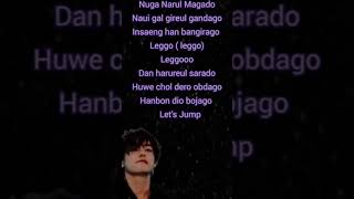 Naga narul magado BTS song lyrics bts song lyrics viralshort shorts [upl. by Stulin741]