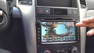 Montering Chevrolet bilstereo backkamera dvd gps digital tv [upl. by Cardie]